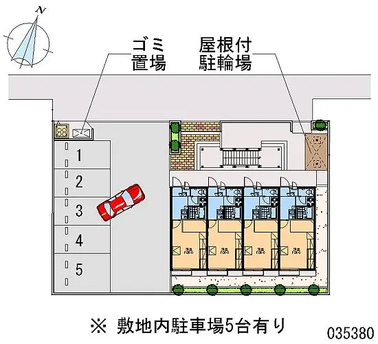 ★手数料０円★川越市山田　月極駐車場（LP）